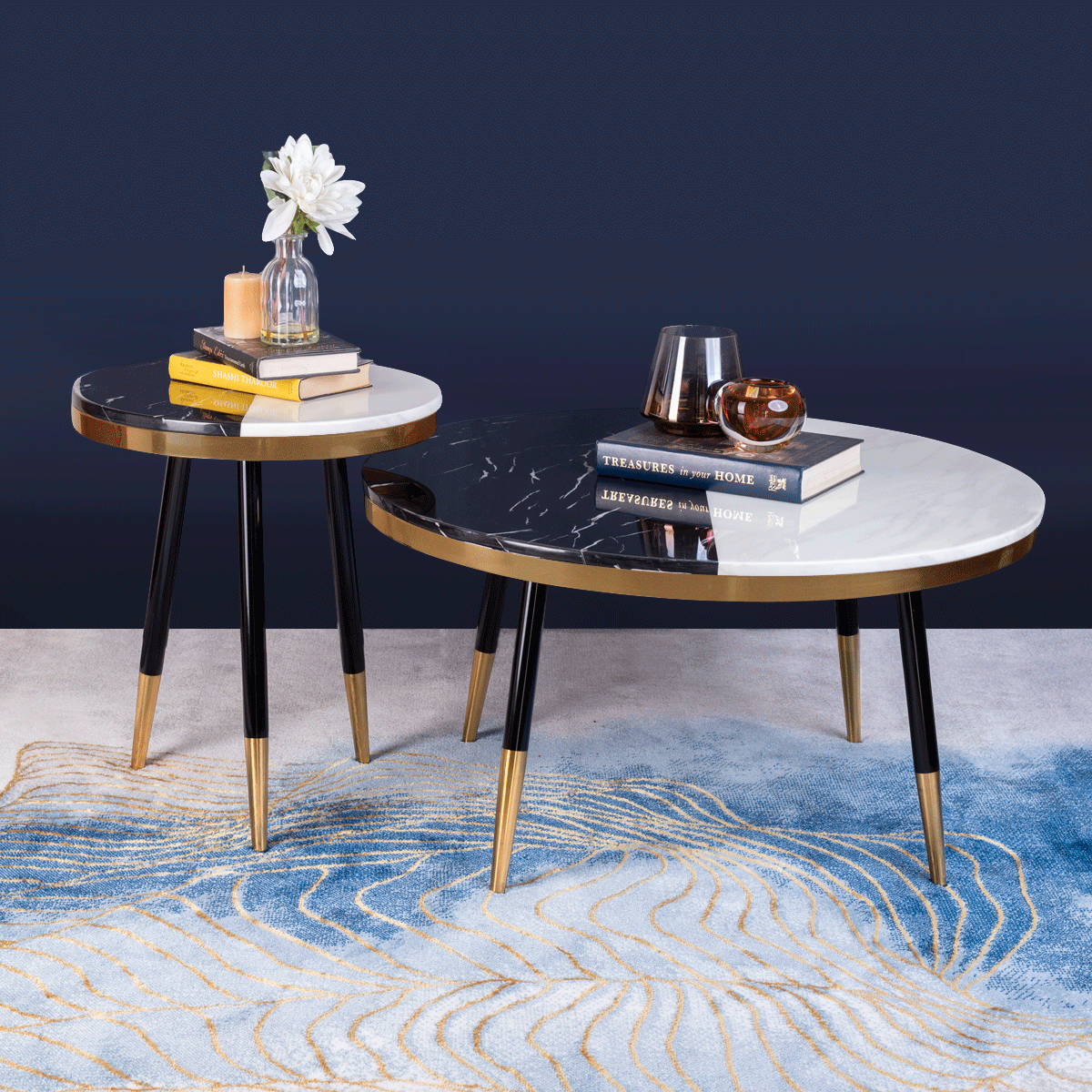 Buy Yin Yang Coffee Table Pair Dekor Company