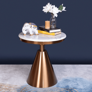 The Rose Gold Sphere Accent Table