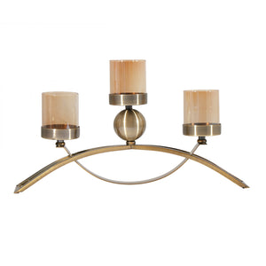 The Three Piece Criss Cross Decorative Candle Stand