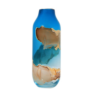 The Abstract Urn Handblown Glass Decorative Vase