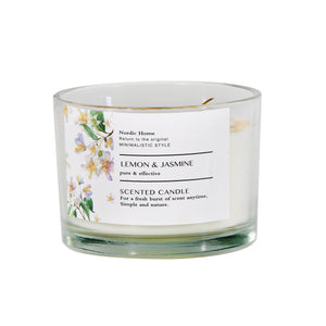 The Nordic Home  - Jasmine and Lemon Scented Aroma Candle
