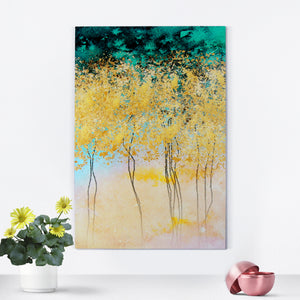 The Mystery Forest Framed Canvas Print