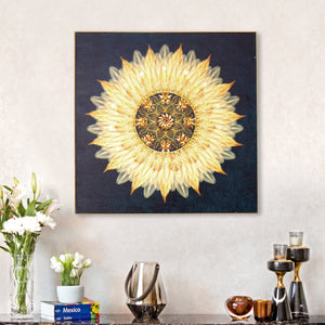 The Solar Chakra Framed Canvas Print