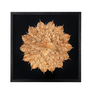 The Golden Fern Shadow Box Wall Decoration Piece