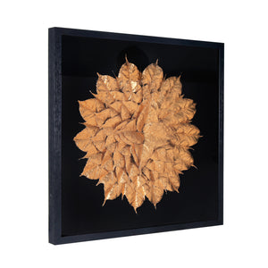 The Golden Fern Shadow Box Wall Decoration Piece