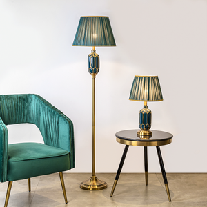 The Crown Royal Table & Floor Decorative Lamp - Green Combo - Medium