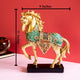 Linga War Horse Sculpture Decorative Showpiece