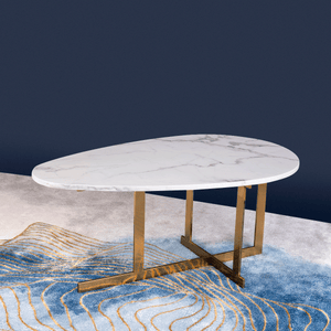 The Egg Shape Oval Coffee Table