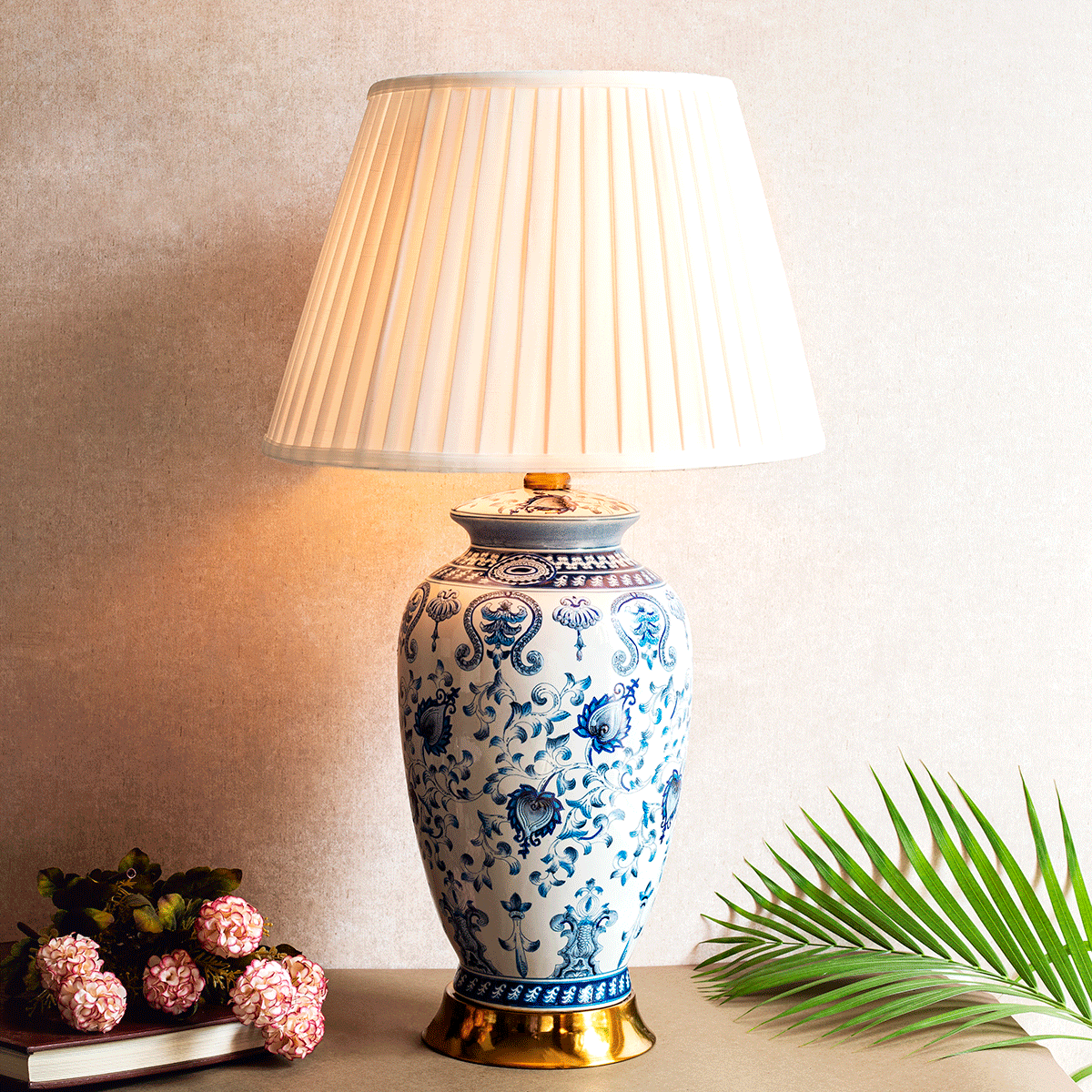 Antique white lamp deals