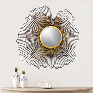 Laurel Aysmmetric Wired Design Decorative Mirror