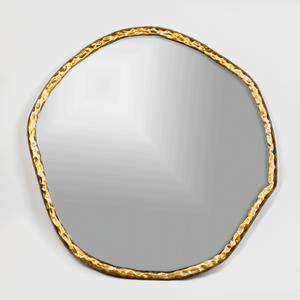 Dutch Antique Brass Finish Decorative Mirror