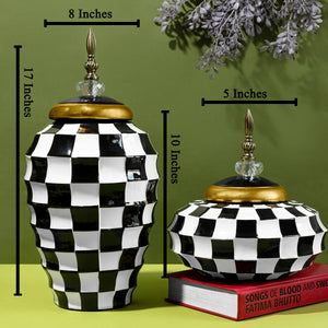 Majesty and Magnificence Decorative Ceramic Vase - Pair