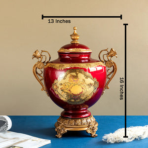 Mendoza Rustic trophy Decorative Vase & Showpiece