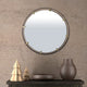 The Classic Golden Button Decorative Wall Mirror