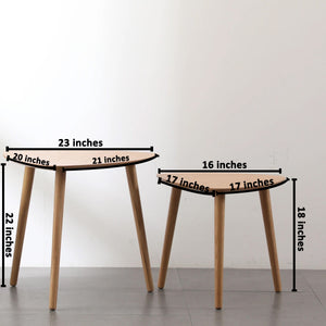 Moore Nesting Table - Set of 2 - Scandinavian Design Series