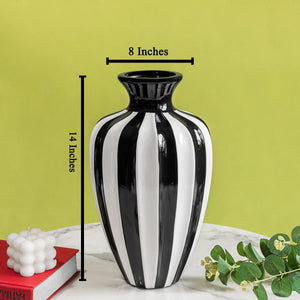 Night and Day Decorative Ceramic Vase - Big