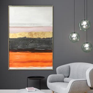 The Abstract Planet Layers Modern Art 100% Hand Painted Wall Painting