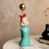 Girl with a bow & balloon Decorative Showpiece