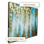 The Royal Blue Thames Abstract 100% Hand Painted Wall Painting
