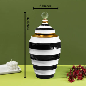 Regal Elegance Decorative Ceramic Vase - Big