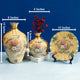 Riveting Rosebud Decorative Vases and Showpieces - Set of Three