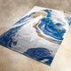 Coastal Splash Floor Rug ( 5 X 7.5 Feet )