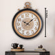 Rustic Gold Wall Clock