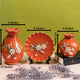 Sensational Sunburst Decorative Vases and Showpieces - Set of Three