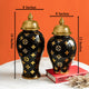 Shooting Star Decorative Ceramic Vase - Pair