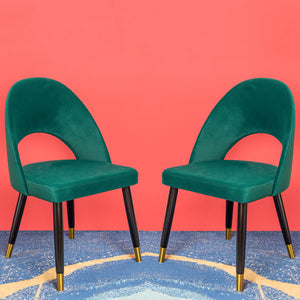 Soho Dining Chair - Green Set of 2