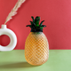 The Retro Pineapple Handblown Decorative Vase - Big