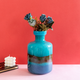 The Blue Sea Bed Handblown Decorative Vase - small