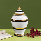 Ornate Baroque Decorative Ceramic Vase - Big