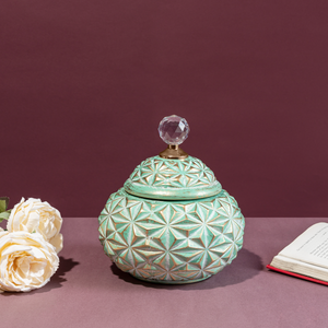 Modernity with a Twist Decorative Ceramic Vase - Small