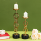 Spiralling Beauty Candle Stand - Set of 2