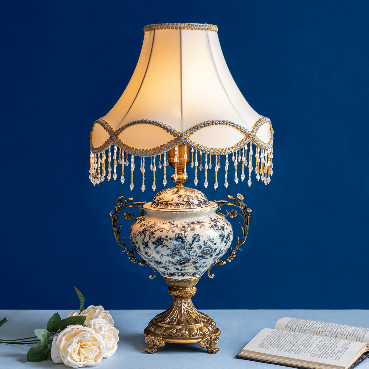 Victorian table discount lamp