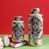 The Temptress Decorative Ceramic Vases And Showpieces - Pair