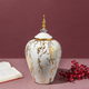 Scandinavian Marbled Decorative Ceramic Vase - Small