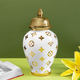 Splendid Starburst Decorative Ceramic Vase - Small