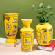 City of Joy Decorative Ceramic Vases - Set of Three