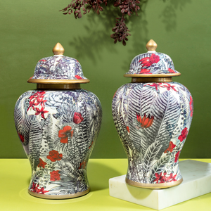 The Joy of Nature Decorative Ceramic Vase - Pair
