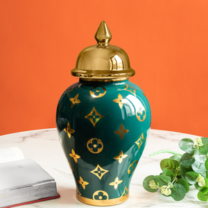 Charming Celestial Decorative Ceramic Vase - Small