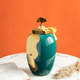 Gilded Filigree Decorative Ceramic Vase - Small