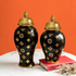 Shooting Star Decorative Ceramic Vase And Showpiece - Pair
