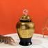 Metallic Magic Decorative Ceramic Vase And Showpiece - Small
