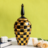 Checkered Glamour Decorative Ceramic Vase And Showpiece - BIG