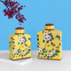 Desert Bloom Ceramic Jars - Pair