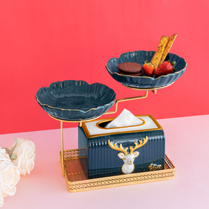 The Majestic Collection Tissue Holder & Serving Set
