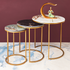 Glitter and Glamour Set of Three Nesting Tables