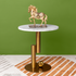 Rustic Rose Accent Table - Gold (Stainless Steel)
